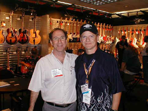 Bob and another great luthier.